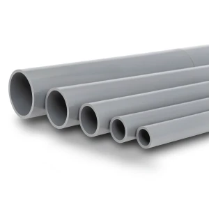 UPVC Pipes Nominal Pressure 4 Bar Outside Diameter 180 mm Thickness 3.6 mm Gray