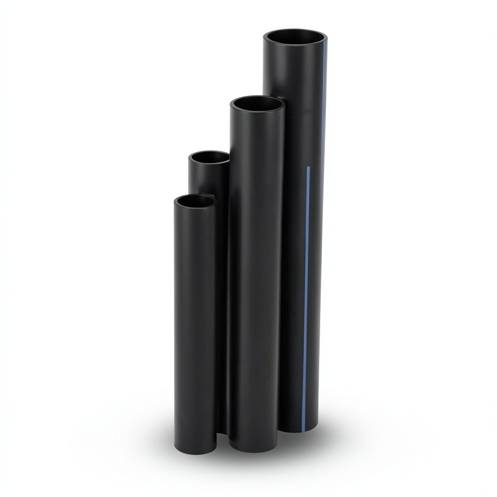 مواسير HDPE SDR 11 قطر خارجي 90 مم سمك 8.2 مم لون أسود