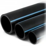 أنابيب HDPE الوطني لشبكات المياه  ضغط 20 بار قطر خارجي 125 مم سمك 9.2 مم لون اسود