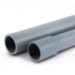 مواسير بلاستيك UPVC الوطنى ضغط 10 بار  قطر خارجي 180 مم سمك 8.60 مم لون رمادي