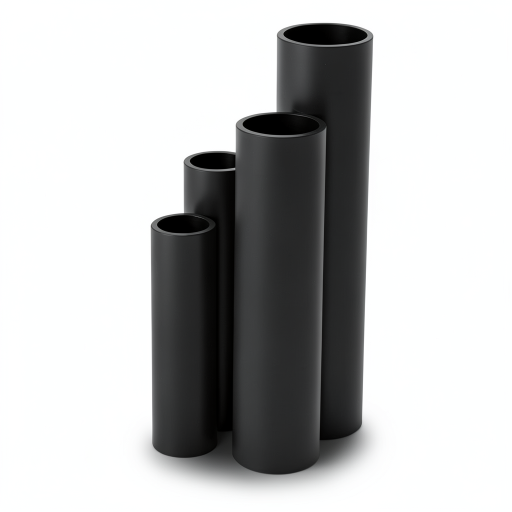 HDPE Pipes SDR 11 Outside Diameter 160 mm Thickness 14.6 mm Black