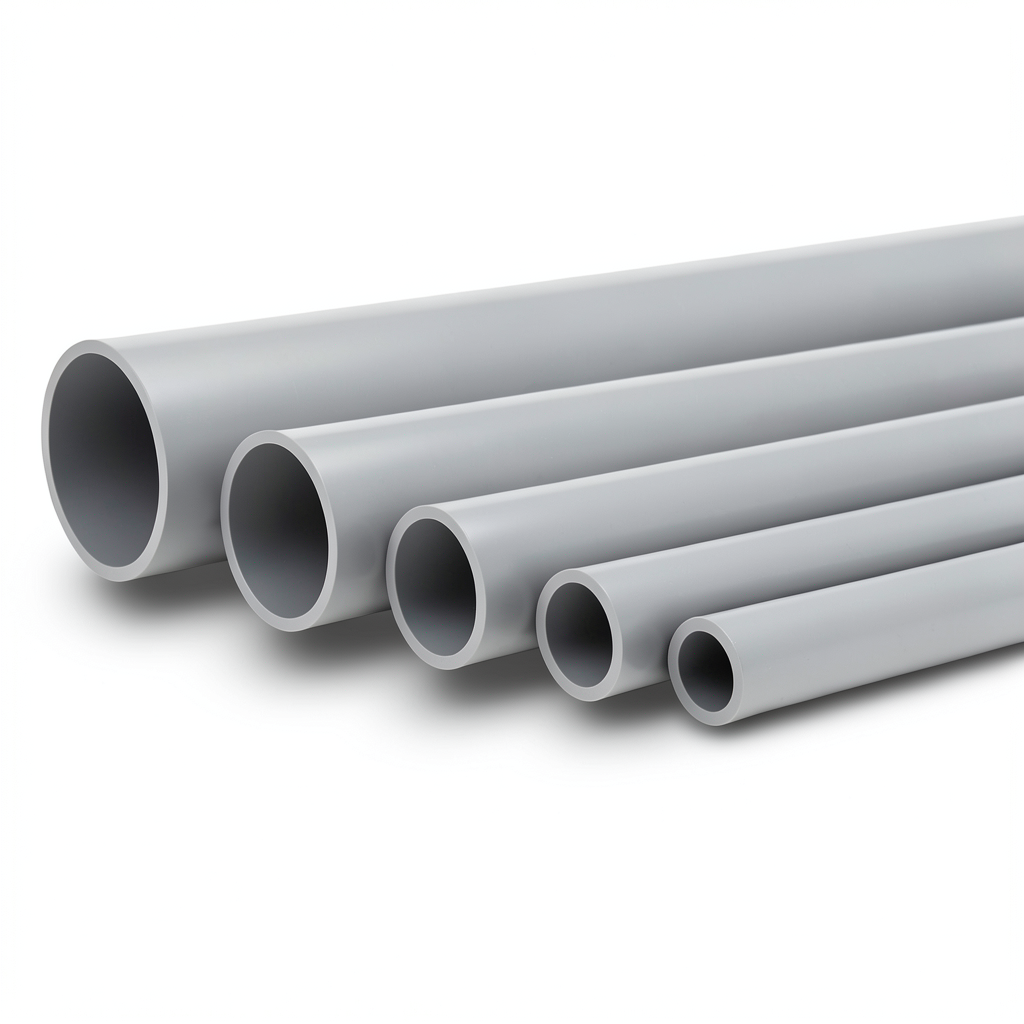 UPVC Pipes Nominal Pressure 4 Bar Outside Diameter 315 mm Thickness 6.2 mm Gray