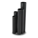 مواسير HDPE نسبة الأبعاد القياسية 11 قطر خارجي 180 مم سمك 16.4 مم أسود