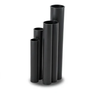 مواسير HDPE نسبة الأبعاد القياسية 11 قطر خارجي 180 مم سمك 16.4 مم أسود