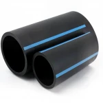 أنابيب HDPE الوطني لشبكات المياه  ضغط 20 بار قطر خارجي 225 مم سمك 16.6 مم لون اسود