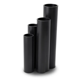 مواسير HDPE نسبة الأبعاد القياسية 26 قطر خارجي 800 مم سمك 30.6 مم لون أسود