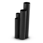 مواسير HDPE نسبة الأبعاد القياسية 11 قطر خارجي 225 مم سمك 20.5 مم أسود