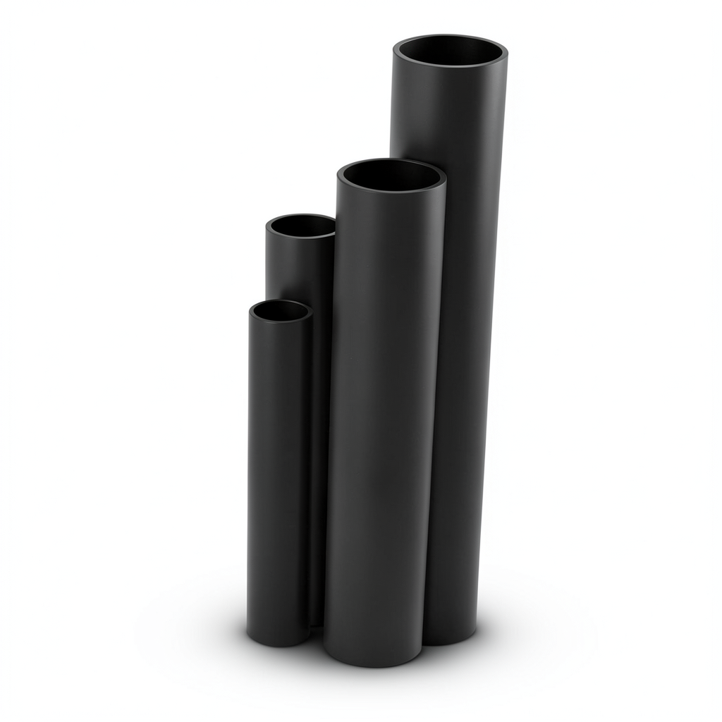 HDPE Pipes SDR 11 Outside Diameter 225 mm Thickness 20.5 mm Black