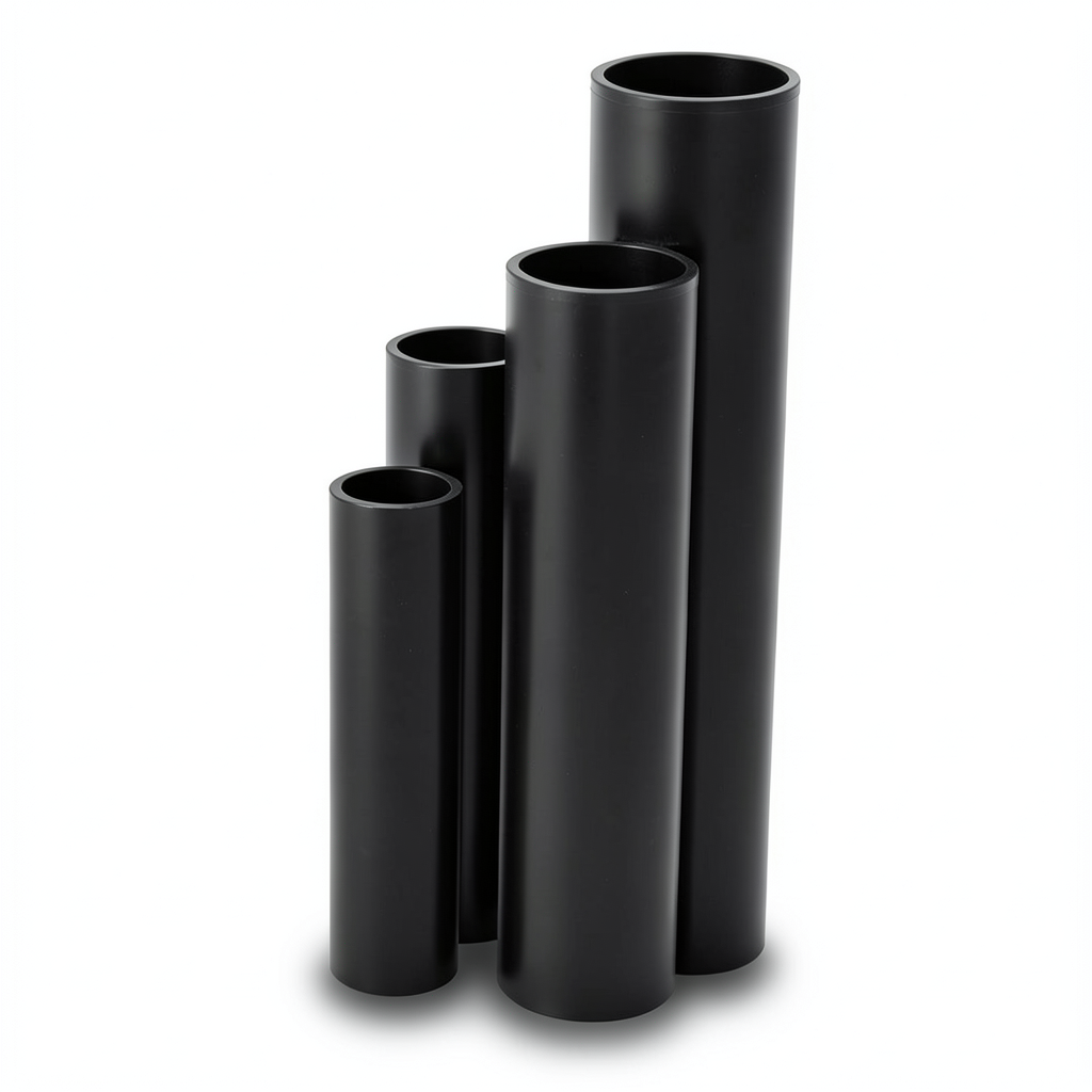 HDPE Pipes SDR 26 Outside Diameter 900 mm Thickness 34.4 mm Black