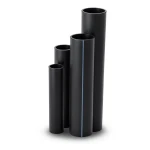 مواسير HDPE SDR 11 قطر خارجي 250 مم سمك 22.7 مم لون أسود