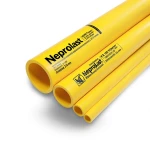 مواسير HDPE نيبروبلاست PE 100 ضغط 20 بار قطر خارجي 280 مم سمك 31.3 مم لون أصفر | نيبروبلاست