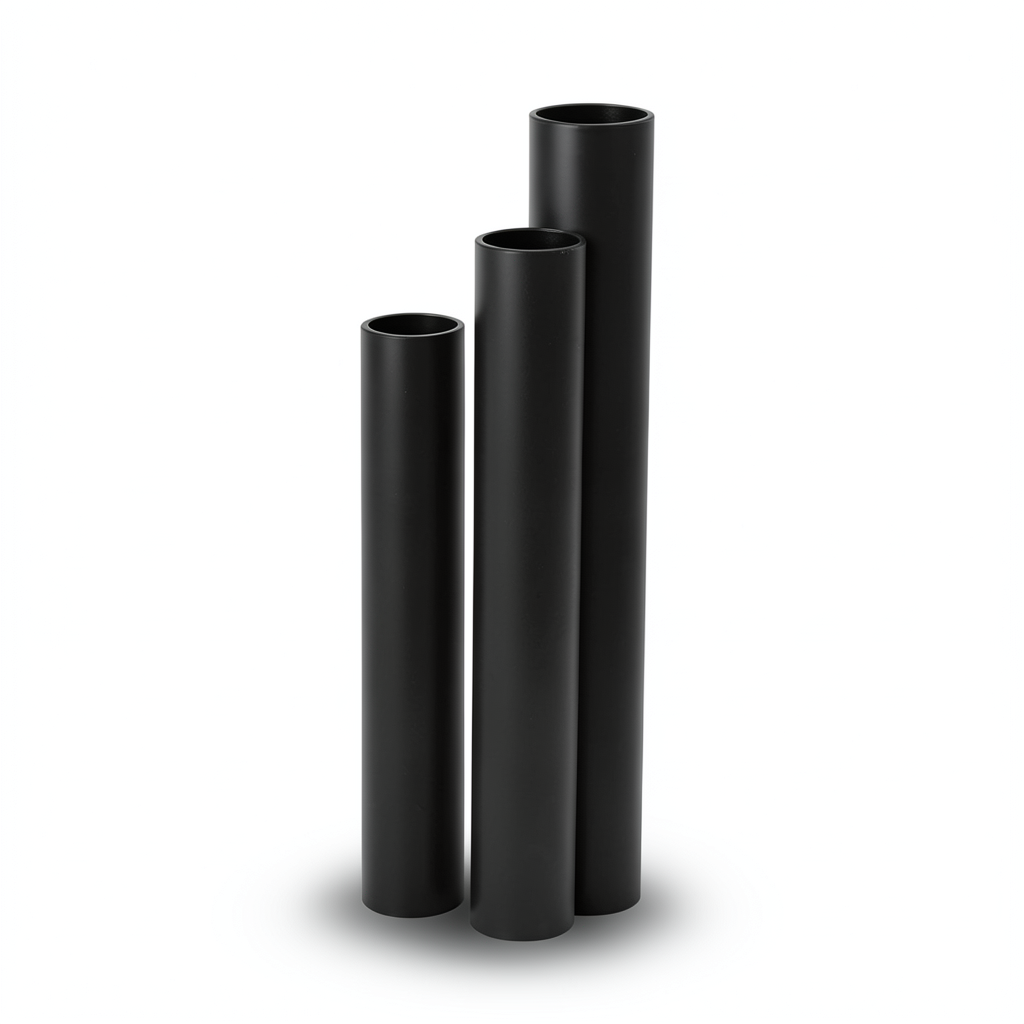 HDPE Pipes SDR 26 Outside Diameter 630 mm Thickness 24.1 mm Black