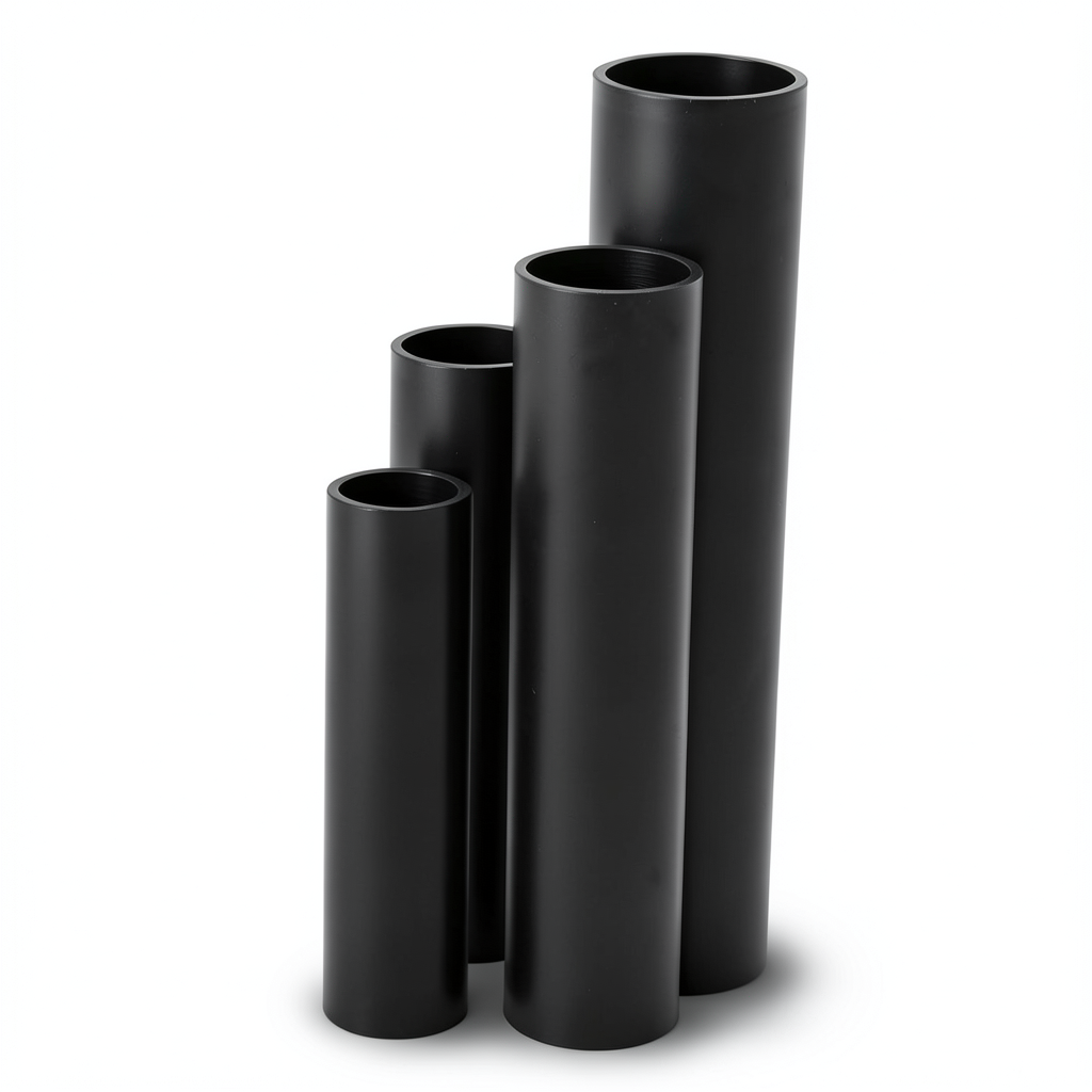 مواسير HDPE نسبة الأبعاد القياسية 11 قطر خارجي 32 مم سمك 2.9 مم أسود