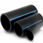 مواسير HDPE الوطني لشبكات المياه  ضغط 25 بار قطر خارجي 180 مم سمك 16.4 مم لون اسود