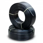 أنابيب HDPE نيبروبلاست PE 100 ضغط 10 بار قطر خارجي 32 مم سمك 1.9 مم لون اسود