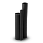 مواسير HDPE SDR 11 قطر خارجي 90 مم سمك 8.2 مم لون أسود
