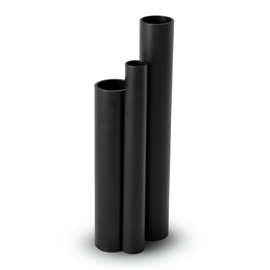 مواسير HDPE SDR 11 قطر خارجي 90 مم سمك 8.2 مم لون أسود