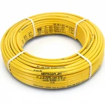 أنابيب HDPE نيبروبلاست PE 100 ضغط 16 بار قطر خارجي 40 مم سمك 3.7 مم لون أصفر 