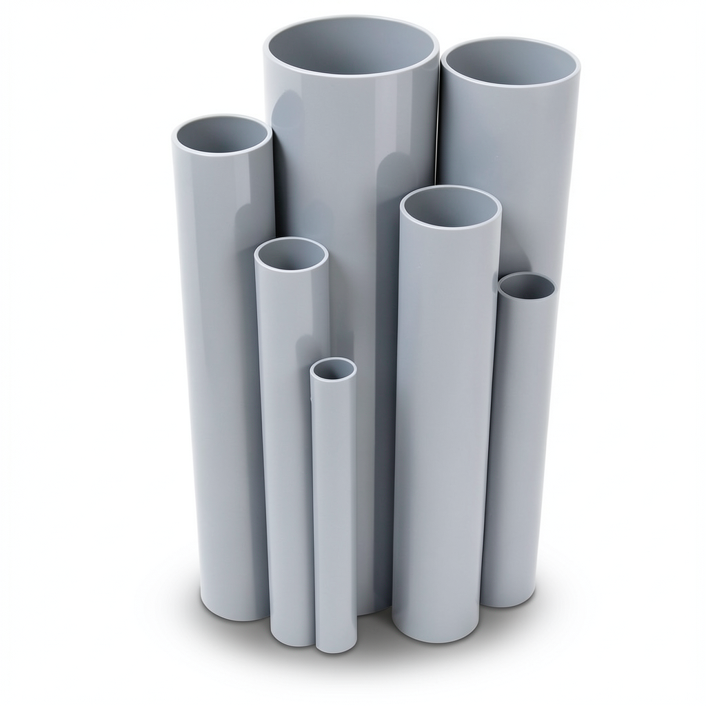 UPVC Pipes Nominal Pressure 2.5 Bar Outside Diameter 315 mm Thickness 2.5 mm Gray