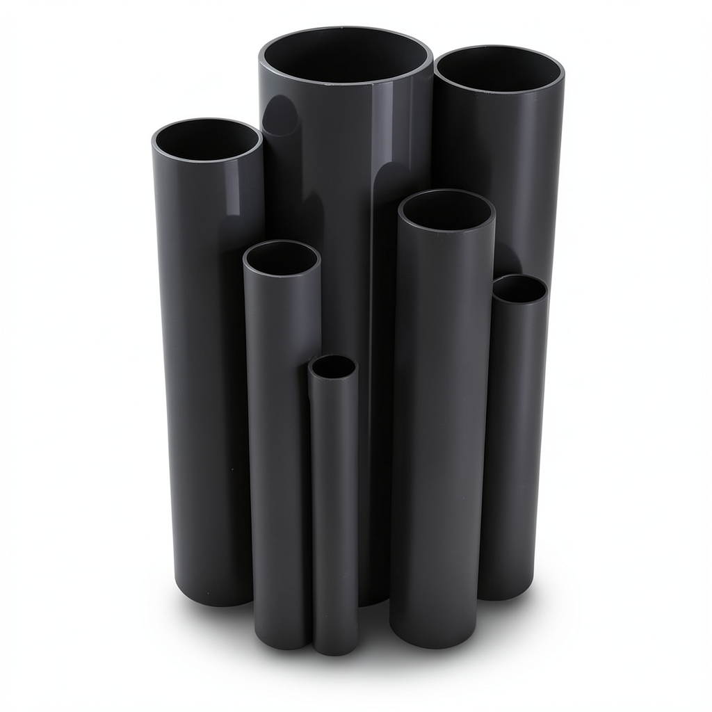 UPVC Pipes Nominal Pressure 2.5 Bar Outside Diameter 315 mm Thickness 2.5 mm Black