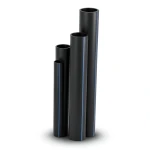 مواسير HDPE نسبة الأبعاد القياسية SDR 11 قطر خارجي 160 مم سمك 14.6 مم لون أسود