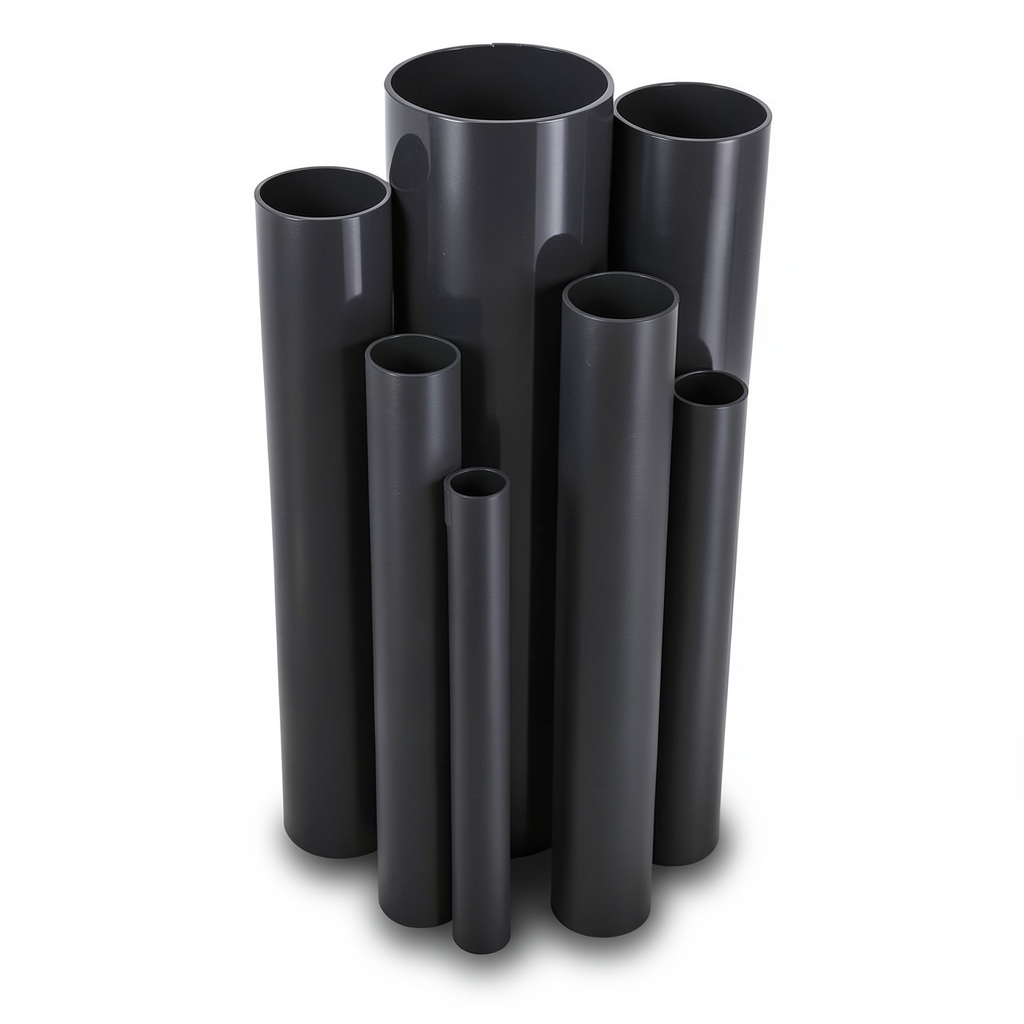 UPVC Pipes Pressure 4 Bar Outside Diameter 315 mm Thickness 6.2 mm Black