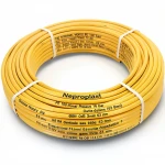 أنابيب HDPE نيبروبلاست PE 100 ضغط 16 بار قطر خارجي 63 مم سمك 5.8 مم لون أصفر 