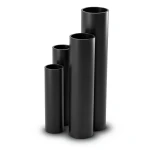 مواسير HDPE SDR 11 قطر خارجي 250 مم سمك 22.7 مم لون أسود