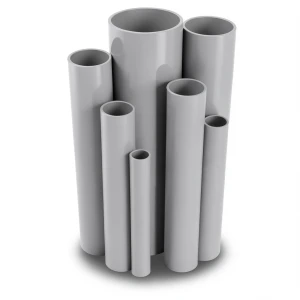 UPVC Pipe Nominal Pressure 10 Bar Outside Diameter 315 mm Thickness 15 mm Gray