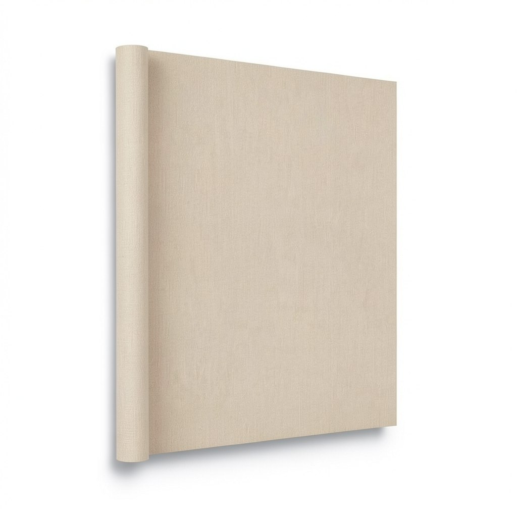 Italian Plain Wallpaper 10m x 0.70m Beige, Model Z76002