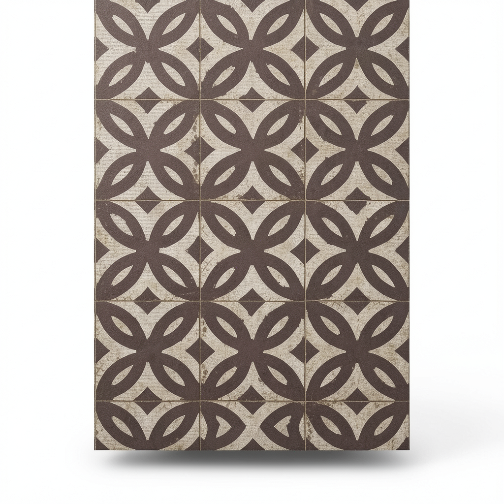 German Wallpaper 10m x 0.53m Brown Color, Model 524710