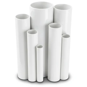 مواسير UPVC ضغط 2.5 بار قطر خارجي 355 مم سمك 2.9 مم لون أبيض