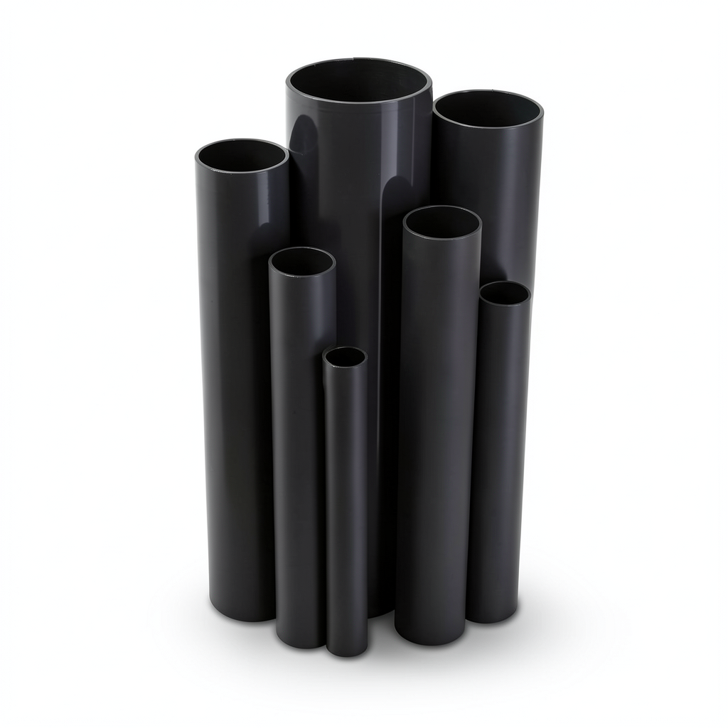 UPVC Pipes Nominal Pressure 2.5 Bar Outside Diameter 355 mm Thickness 2.9 mm Black