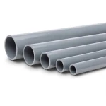UPVC Pipes Pressure 2 Bar Outside Diameter 125 mm Thickness 1.8 mm Gray