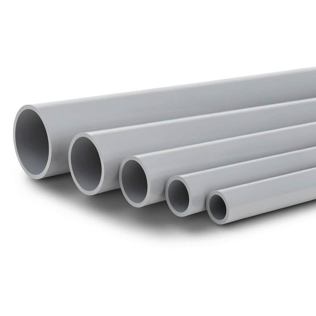 UPVC Pipes Nominal Pressure 4 Bar Outside Diameter 800 mm Thickness 15.7 mm Gray