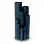 Sappco HDPE Pipes PE 100 Pressure 6 Bar Outside Diameter 90 mm Thickness 3.5 mm Black Color