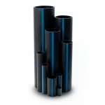 أنابيب HDPE سابكو PE 100 ضغط 6 بار قطر خارجي 140 مم سمك 5.4 مم لون اسود
