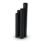 HDPE Pipes SDR 11 Outside Diameter 450 mm Thickness 40.9 mm Black