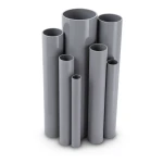 UPVC Pipes Nominal Pressure 4 Bar Outside Diameter 315 mm Thickness 6.2 mm Gray