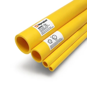Neproplast HDPE Pipes PE 80 Pressure 16 Bar Outside Diameter 225 mm Thickness 25.2 mm Yellow | NEPROPLAST
