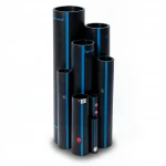 Sappco HDPE Pipes PE 100 Pressure 6 Bar Outside Diameter 225 mm Thickness 8.6 mm Black Color