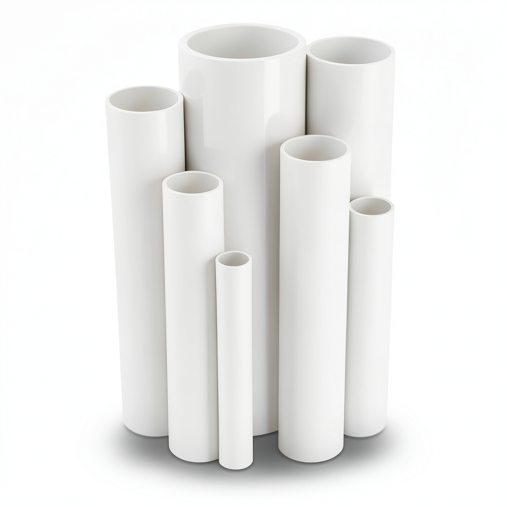 UPVC Pipes Nominal Pressure 6 Bar Outside Diameter 315 mm Thickness 9.2 mm White