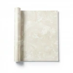 Italian patterned wallpaper, size 10 m x 0.53 m, creamy color, model 73503 