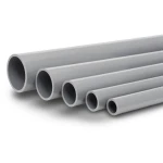 UPVC Pipes Nominal Pressure 2 Bar Outside Diameter 200 mm Thickness 1.8 mm Gray