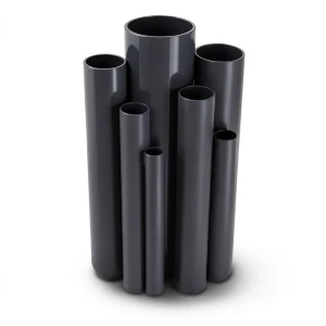 مواسير UPVC ضغط 6 بار قطر خارجي 315 مم سمك 9.2 مم لون اسود