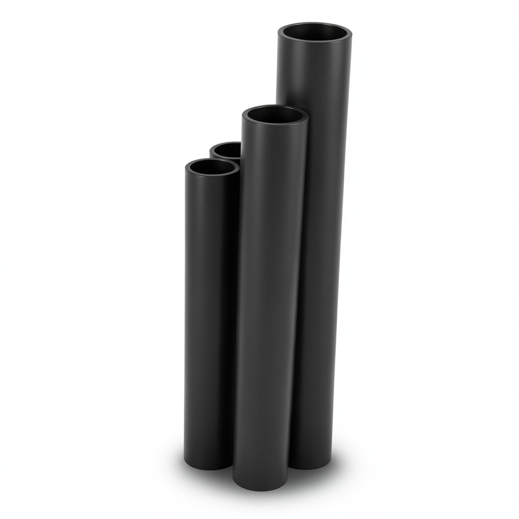 مواسير HDPE SDR 11 قطر خارجي 315 مم سمك 28.6 مم لون أسود