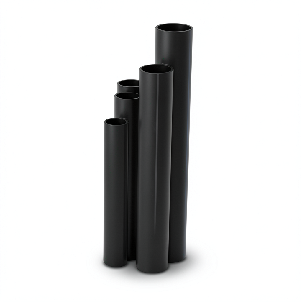 HDPE Pipes SDR 11 Outside Diameter 355 mm Thickness 32.2 mm Black