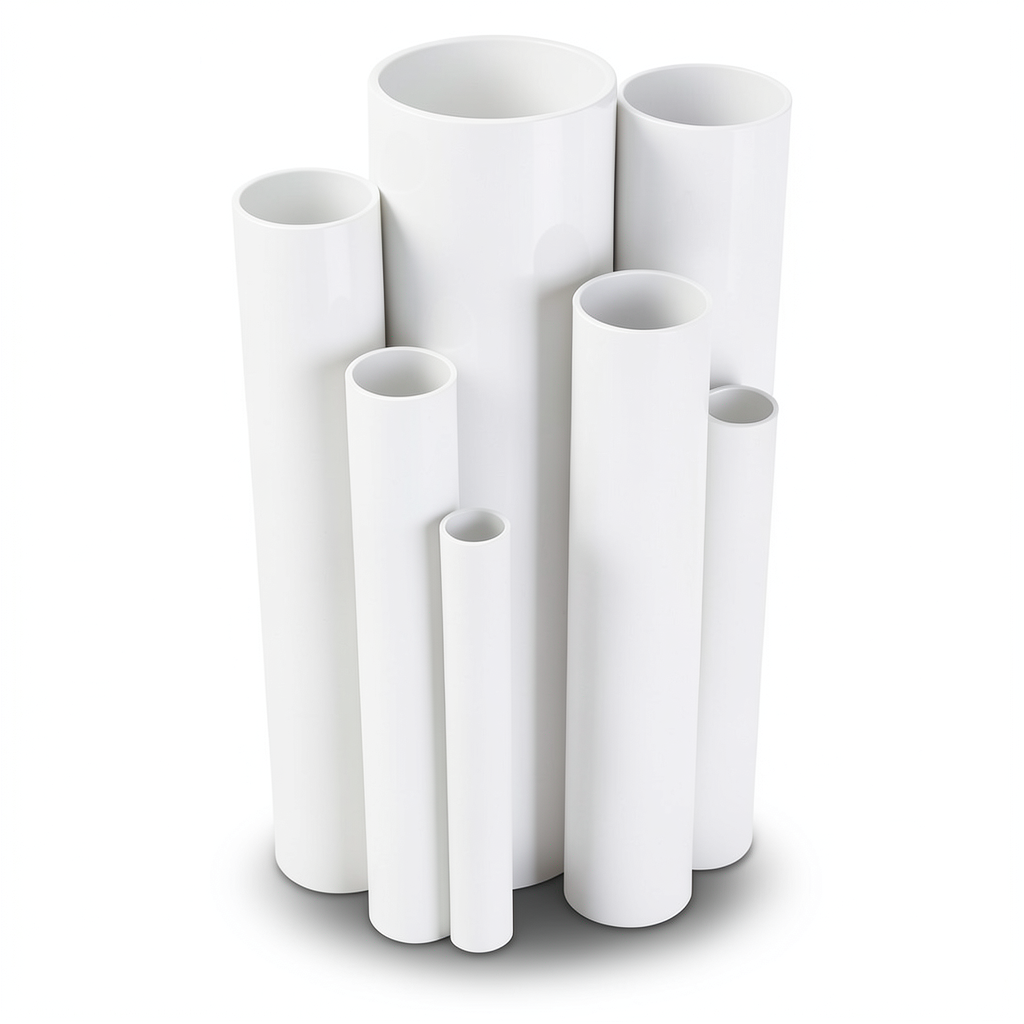 مواسير UPVC ضغط اسمي 16 بار قطر خارجي 315 مم سمك 23.4 مم لون أبيض