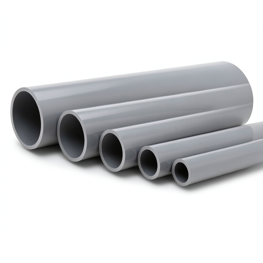 UPVC Pipes Nominal Pressure 4 Bar Outside Diameter 560 mm Thickness 11 mm Gray