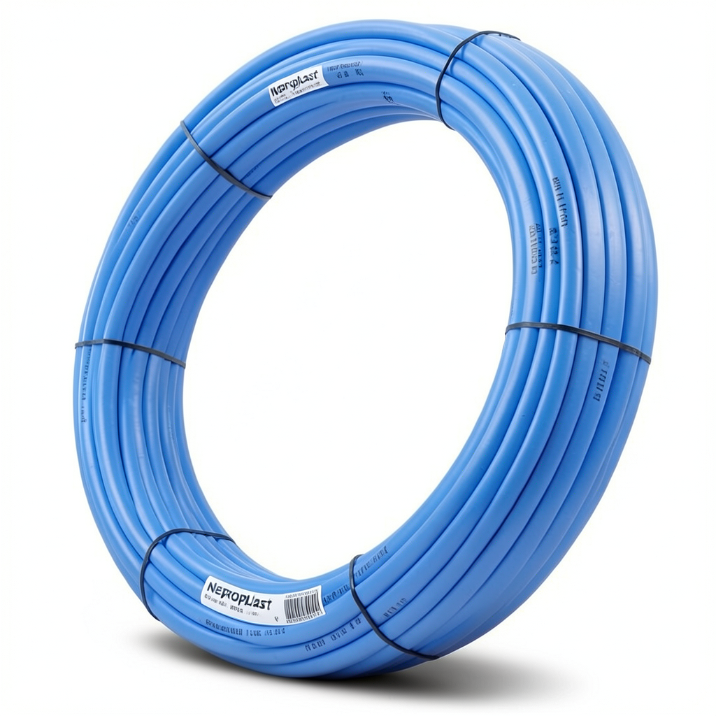 Neproplast HDPE Pipes PE 80 Pressure 16 Bar Outside Diameter 25 mm Thickness 2.8 mm Blue | NEPROPLAST